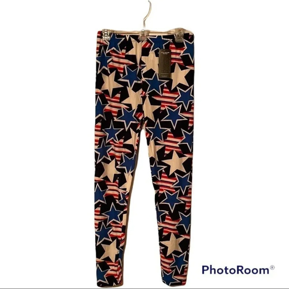 Leggings Depot Printed Plus Size 14-16 Ultra Soft Leggings Star Print - Picture 1 of 5